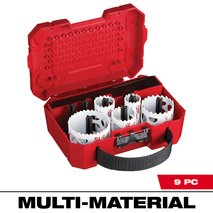 Milwaukee 9 pc. HOLE DOZER™  Large Diameter Hole Saw Kit