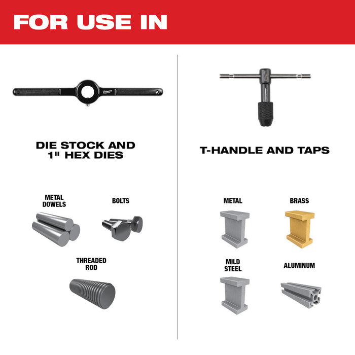 Milwaukee 17 pc. SAE Tap and Die Set