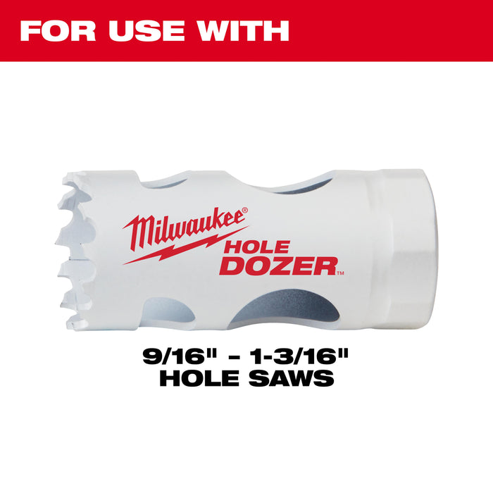 Milwaukee Hole Saw Small Thread Arbor - 1/4" Shank