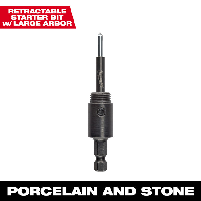 Milwaukee Arbor w/ Retractable Starter Bit
