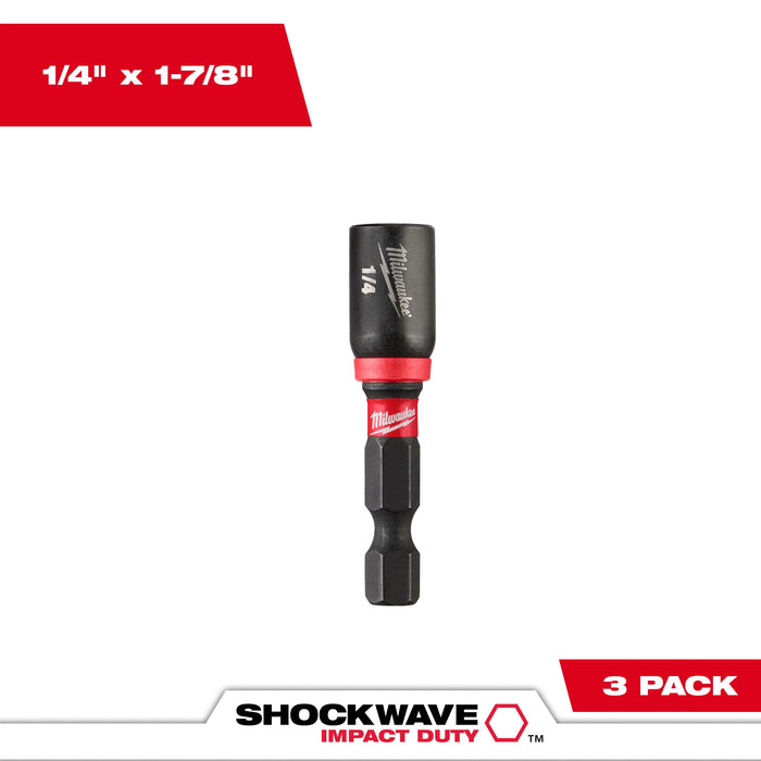 Milwaukee SHOCKWAVE Impact Duty 1-7/8" Magnetic Nut Driver