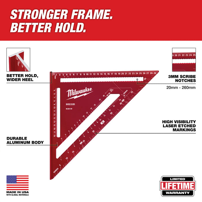 Milwaukee 300mm Rafter Square