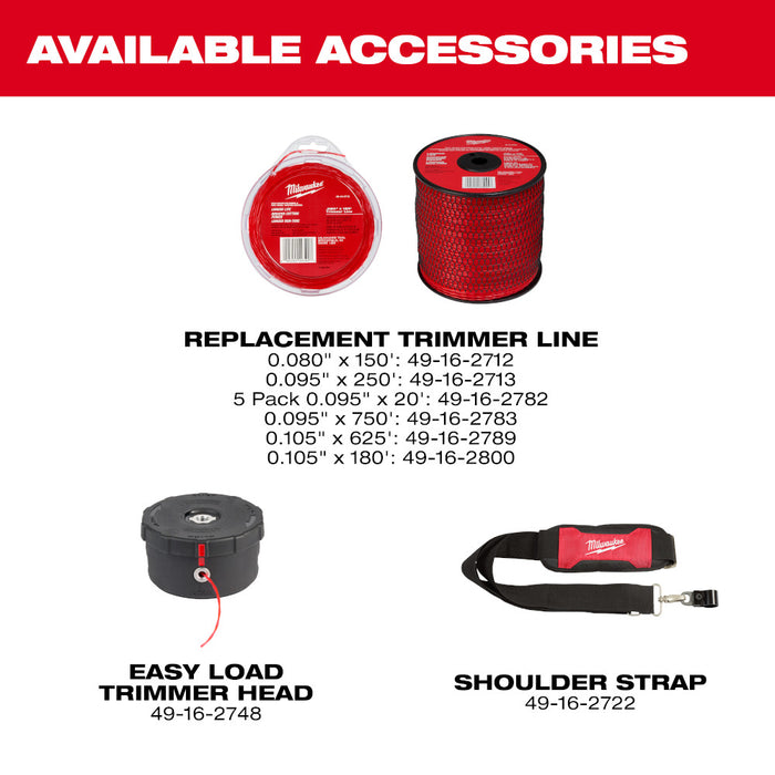 Milwaukee M18 FUEL™ 17” Dual Battery String Trimmer Kit