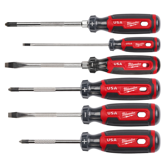 Milwaukee 6-Piece Cushion Grip Screwdriver Set