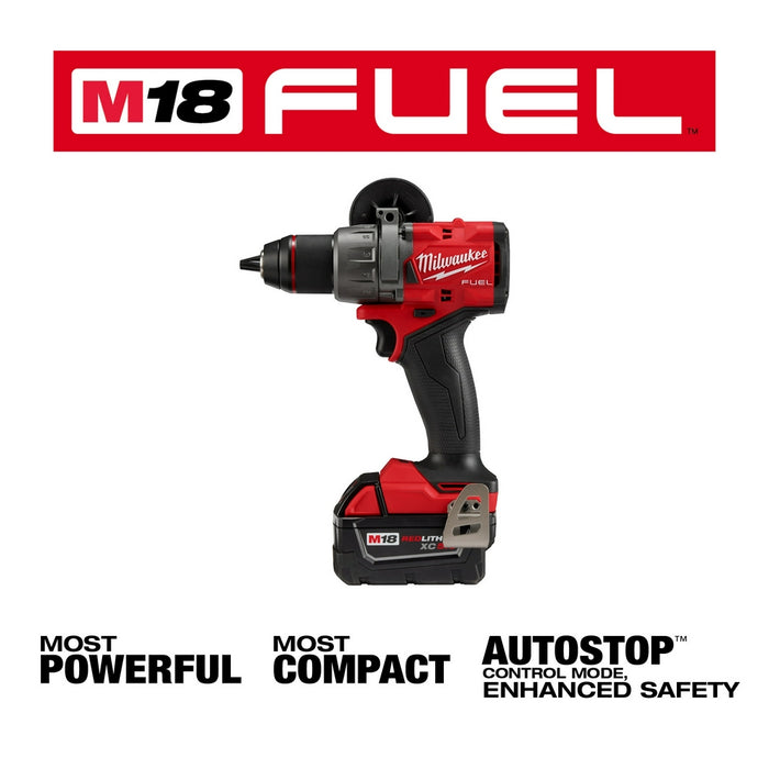 Milwaukee M18 FUEL Cordless 1/2" Hammer Drill/Driver Kit