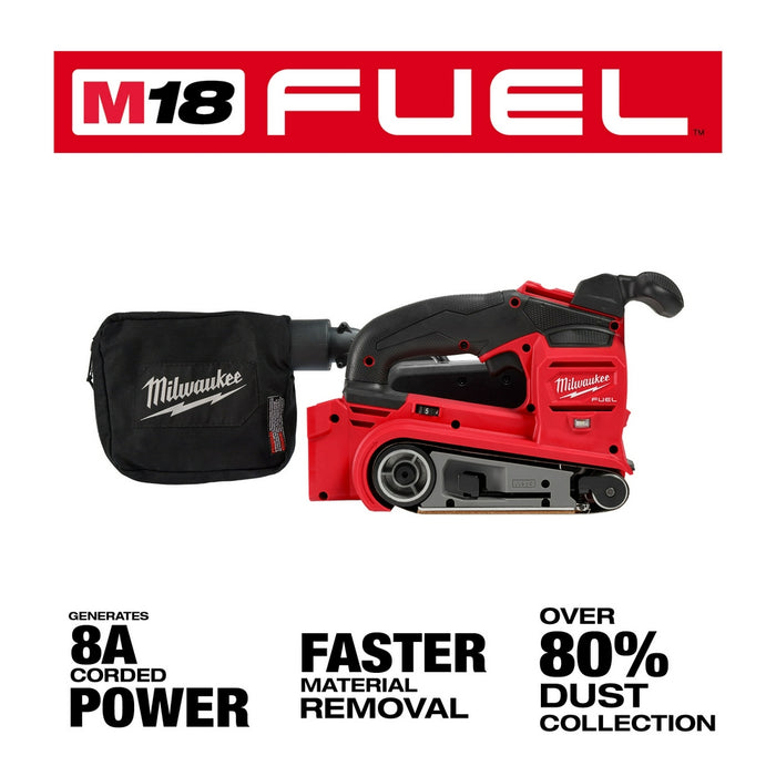 Milwaukee M18 FUEL Cordless Belt Sander - Tool Only