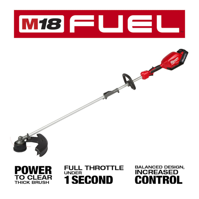 Milwaukee M18 FUEL Cordless String Trimmer Kit with QUIK-LOK Attachment Capability