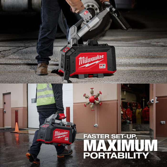 Milwaukee MX FUEL™ ROCKET™ Dual Power Compact Tower Light Kit