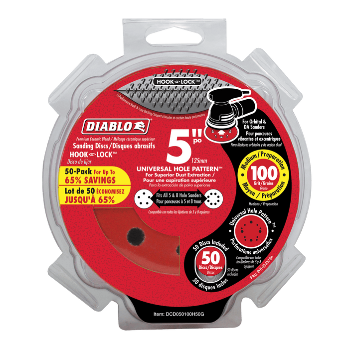 Diablo 5" Hook & Lock™ ROS Sanding Discs