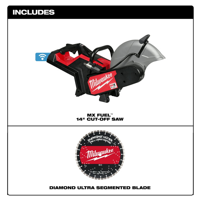 Milwaukee MX FUEL™ 14" Cut-Off Saw w/ RAPIDSTOP™ Brake