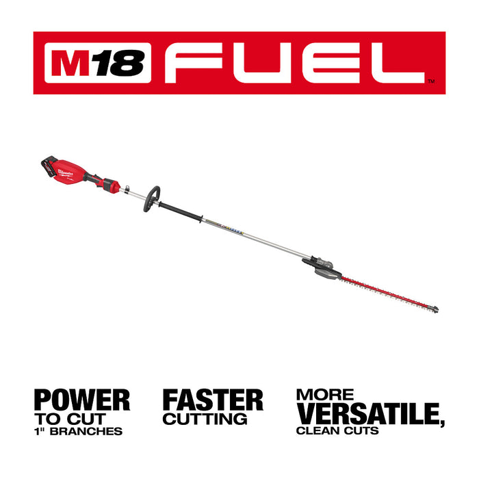 Milwaukee M18 FUEL Extended Pole Articulating Hedge Trimmer Kit