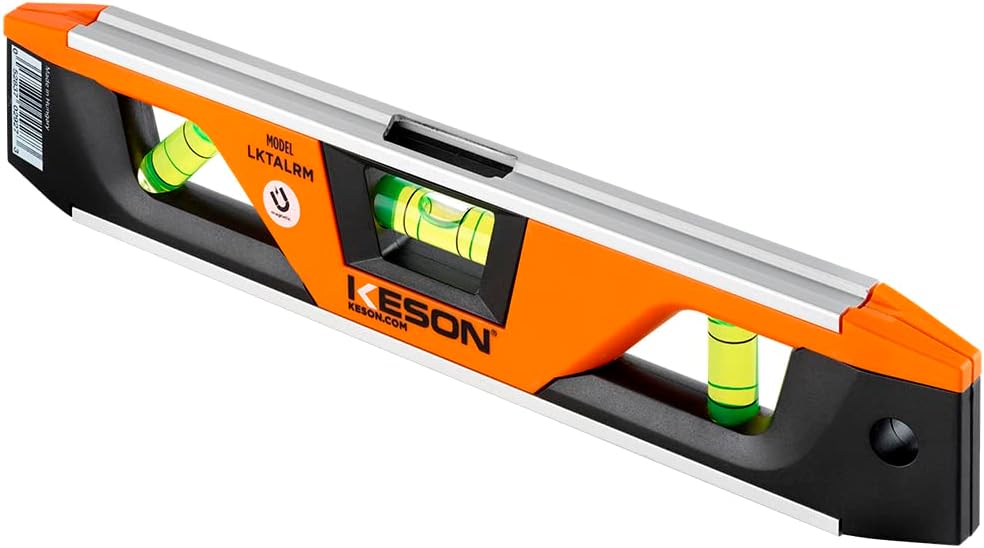 Keson 9" Aluminum Plastic Magnetic Torpedo Level