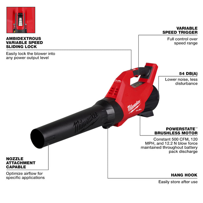 Milwaukee M18 FUEL Next Gen Blower - Tool Only