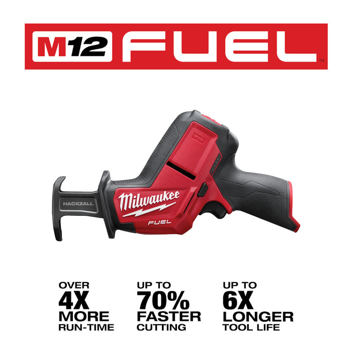 Milwaukee M12 FUEL Cordless HACKZALL Reciprocating Saw - Tool Only