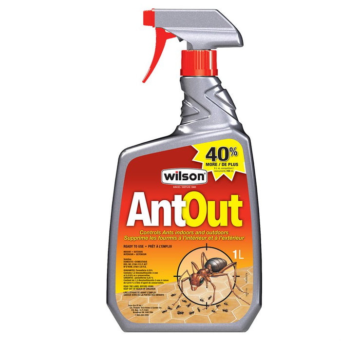 Wilson AntOut Indoor/Outdoor RTU Spray - 1L