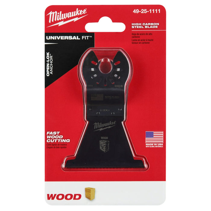 Milwaukee OPEN-LOK HCS Multi-Tool Wood Blades