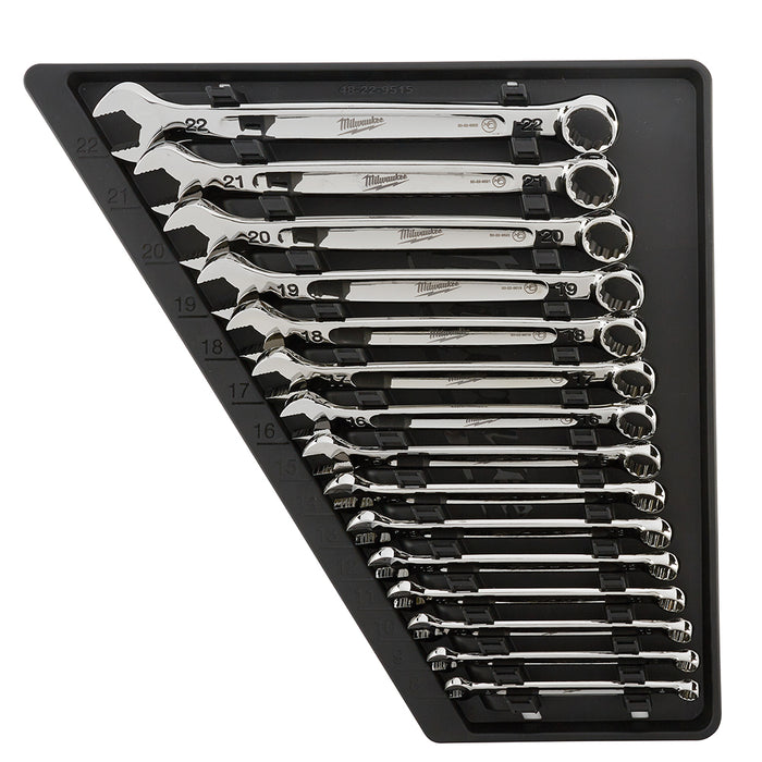 Milwaukee 15-Piece Combination Wrench Set - Metric