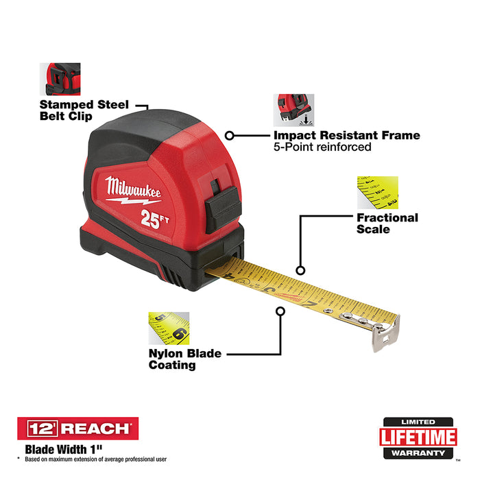 Milwaukee Compact Tape Measure