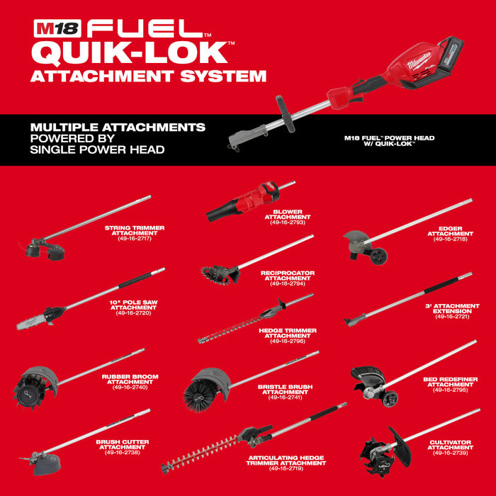 Milwaukee M18 FUEL Quik-Lok Reciprocator Attachment