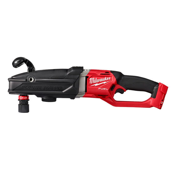 Milwaukee M18 FUEL Cordless Super Hawg Right Angle Drill with QUIK-LOK - Tool Only