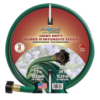 Light Duty Green 1/2" Water Hose