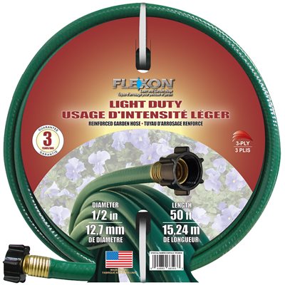 Light Duty Green 1/2" Water Hose