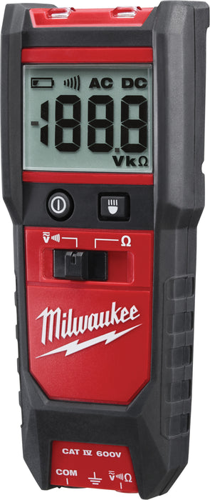 Milwaukee Auto Voltage/Continuity Tester w/ Resistance Measurement Set