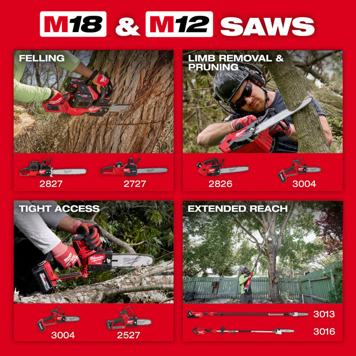 Milwaukee M18 FUEL™ 20" Dual Battery Chainsaw Kit