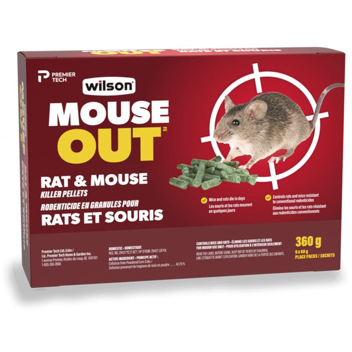 Rat & Mouse Killer Pellets - 360g