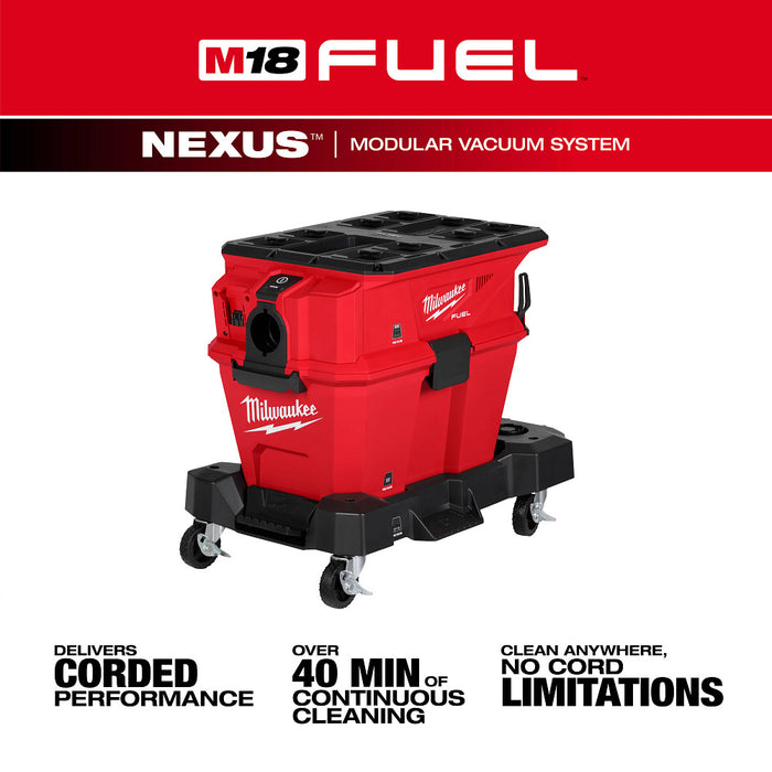 Milwaukee M18 FUEL NEXUS 6 Gal Wet/Dry Vacuum w/ PACKOUT