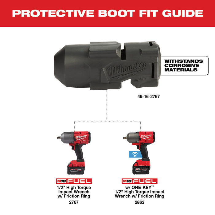 Milwaukee M18 FUEL High Torque Impact Wrench Protective Boot