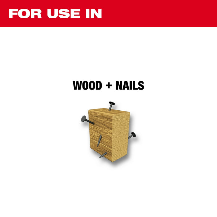 Milwaukee SAWZALL® The AX Nail Embedded Wood Blades