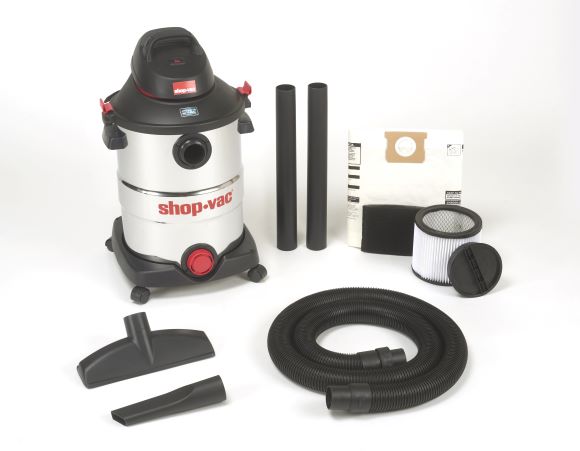 Shop-Vac 12 gal. 5.5 Peak HP SVX2 Stainless Steel Wet/Dry Vacuum