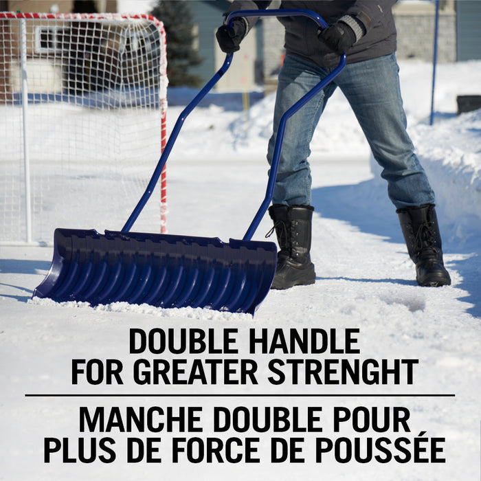 Garant 36" Extra Large Ergonomic Snow Pusher w/ Steel Handle