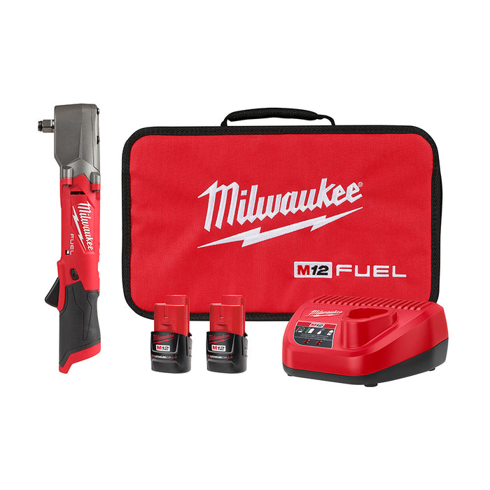 Milwaukee M12 FUEL 1/2" Right Angle Impact Wrench Kit