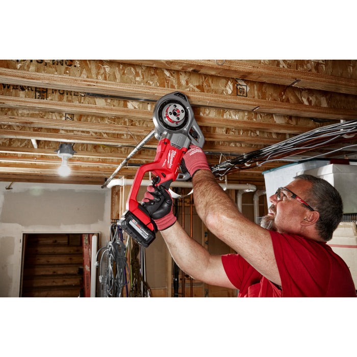 Milwaukee M18 FUEL ONE-KEY Cordless Compact Pipe Threader w/ 1/2 - 1-1/4" NPT Forged Aluminum Die Heads