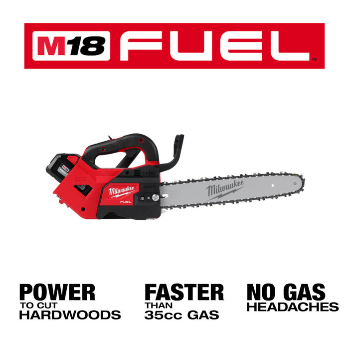 Milwaukee M18 FUEL 14" Top Handle Chainsaw Kit