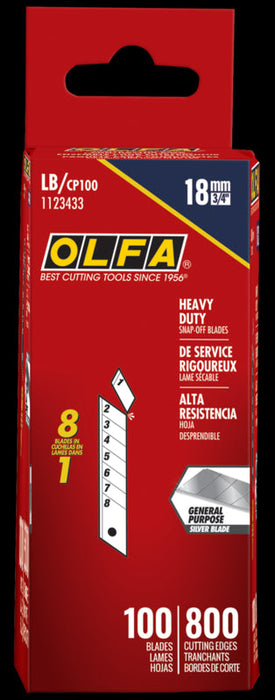 Olfa LB 18mm Silver Snap Blades