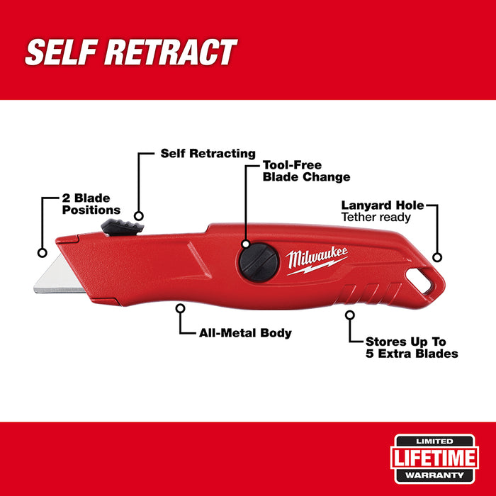 Milwaukee Self Retracting Utility Knife