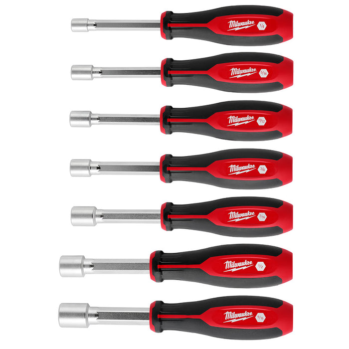 Milwaukee 7 pc. HollowCore™ Magnetic Nut Driver Set - SAE