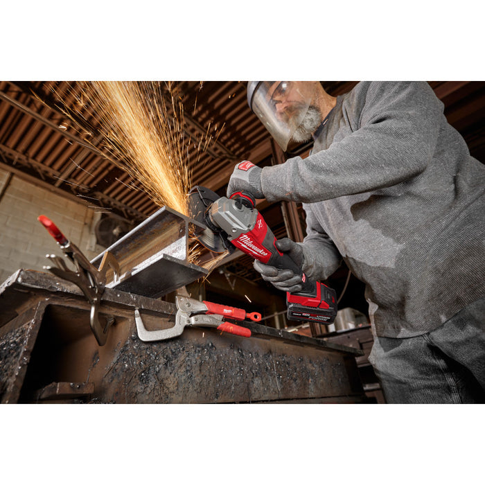 Milwaukee M18 FUEL™ 4-1/2"-6" Braking Grinder w/ Slide Switch - Tool Only