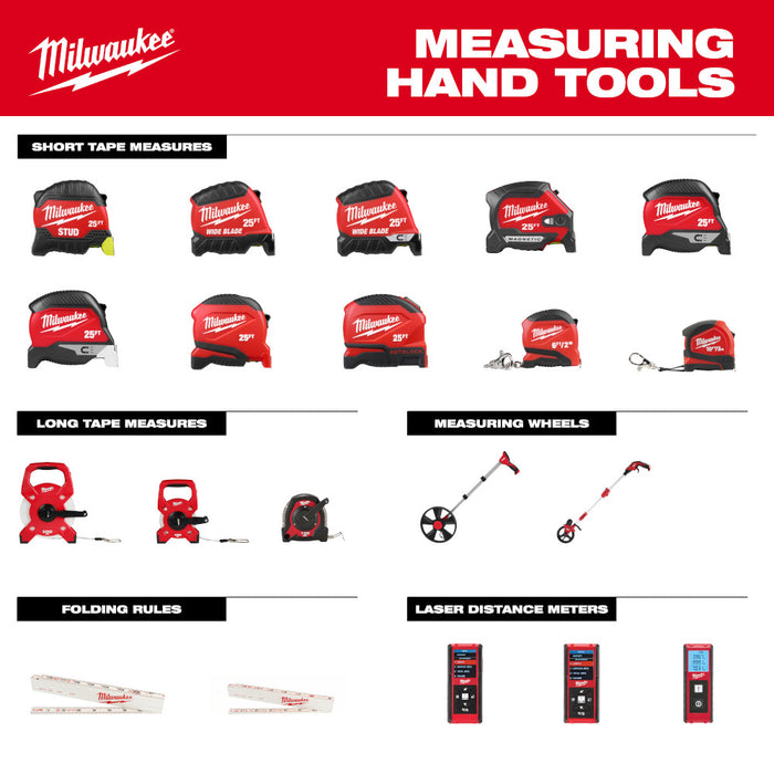 Milwaukee 8m/26ft Compact Tape Measure