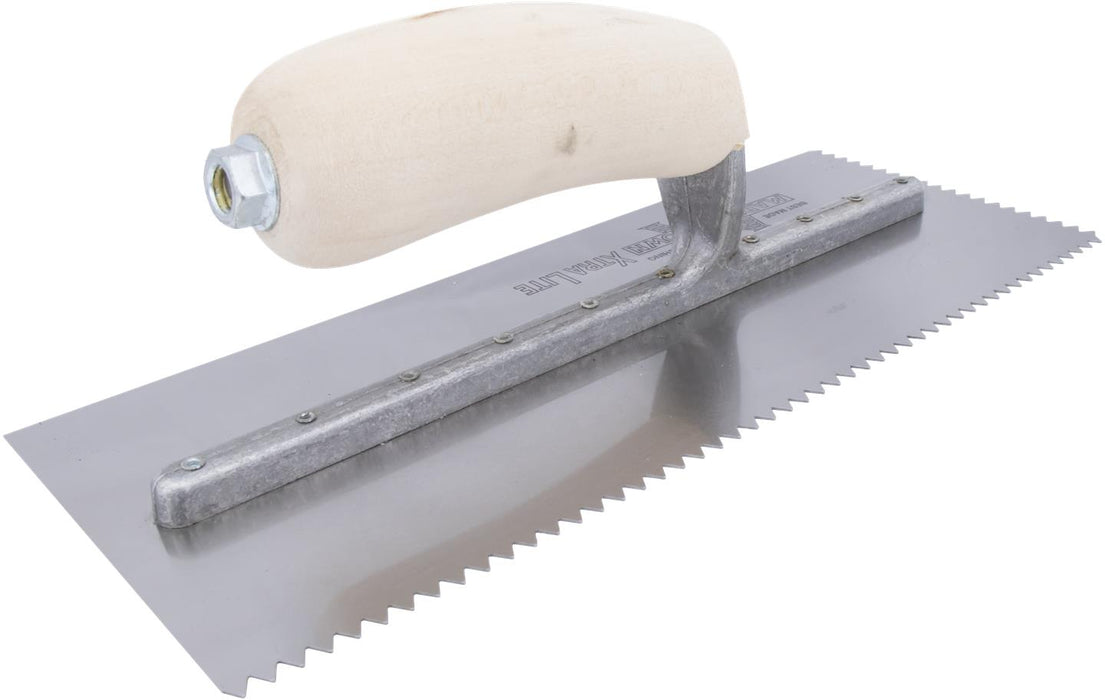 Marshalltown Standard V-Notch Trowel - 11" x 4-1/2"