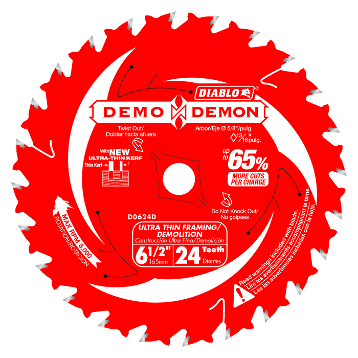 Diablo Demo Demon™ Framing/Demolition Saw Blade For Wood