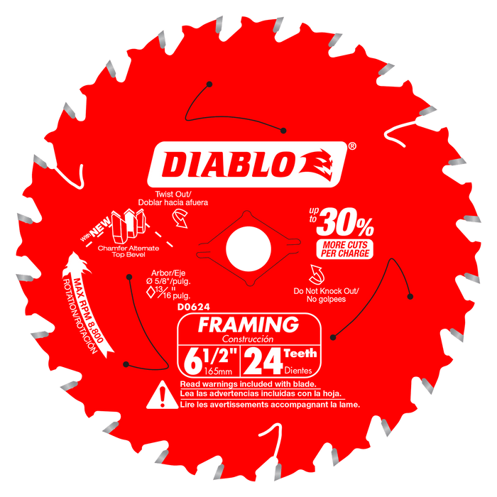 Diablo 24-Teeth Framing Saw Blade