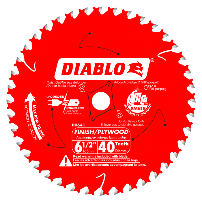 Diablo 40-Teeth Finishing Saw Blade for Wood