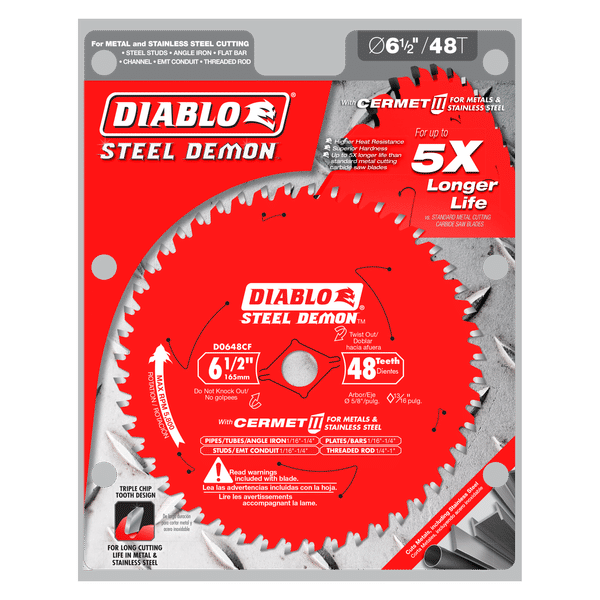 Diablo Demon™ Cermet II Saw Blade For Medium Metal