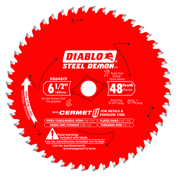 Diablo Demon™ Cermet II Saw Blade For Medium Metal