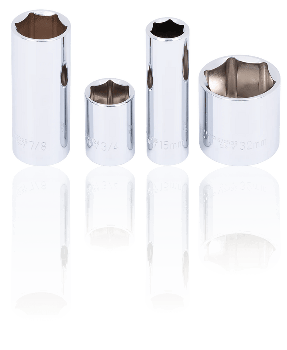 Jet 55 pc. 1/2" Drive 6-point SAE/Metric Socket Wrench Set