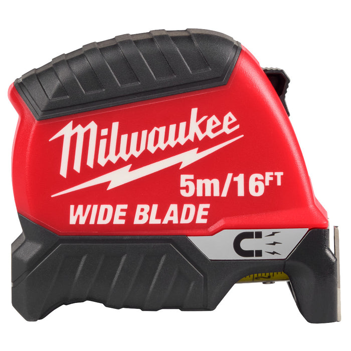 Milwaukee 5m/16ft Wide Blade Magnetic Tape Measure